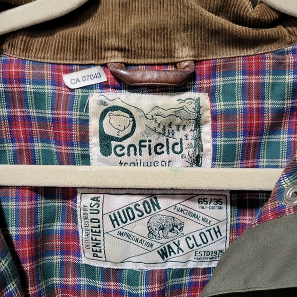 Vintage penfield women's jacket wax cotton coat size xlarge - Picture 2 of 6
